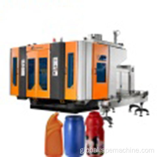 Linear-guide Railway EBM Machine CE plastic oil container bottle blow molding machine Factory